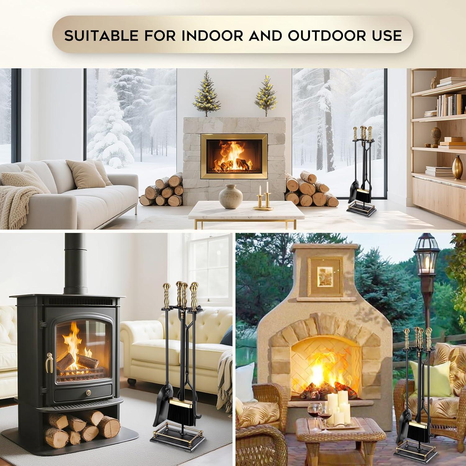 Conjunto de Herramientas para Chimenea FEED GARDEN 5 Piezas