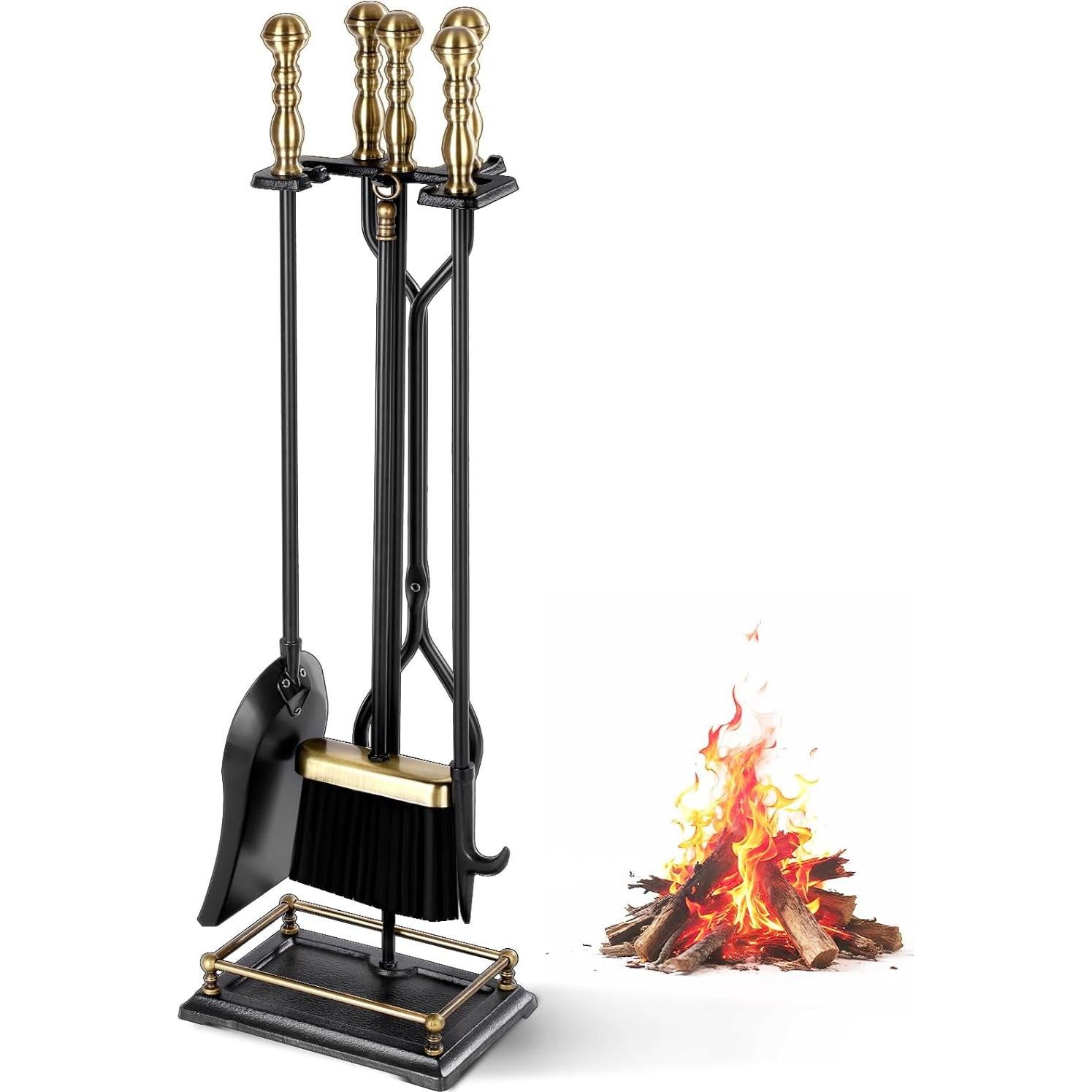 Conjunto de Herramientas para Chimenea FEED GARDEN 5 Piezas