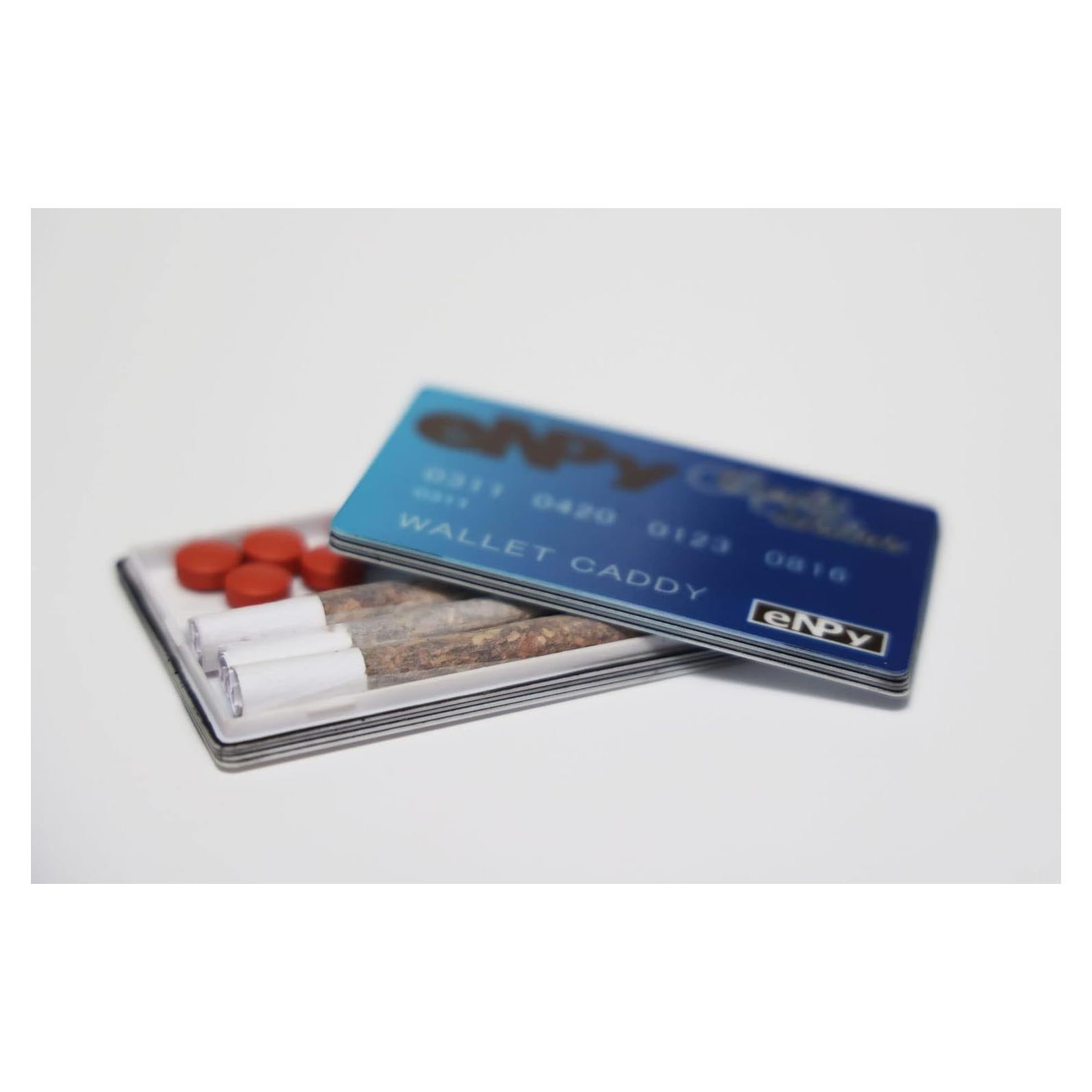 Caddy de Cartera Azul - Caja Fuerte Discreta Compacta 32g