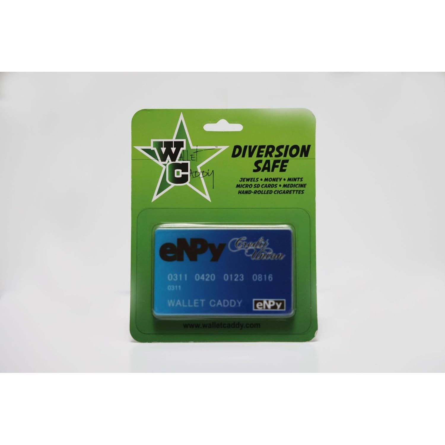 Caddy de Cartera Azul - Caja Fuerte Discreta Compacta 32g