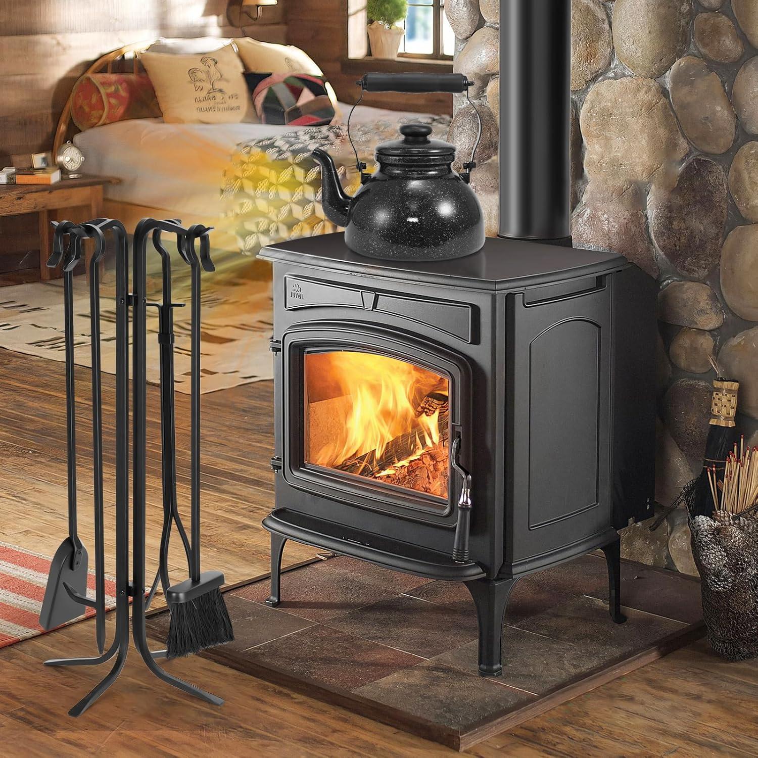 Juego de Herramientas para Chimenea FEED GARDEN 5 Piezas 71 cm