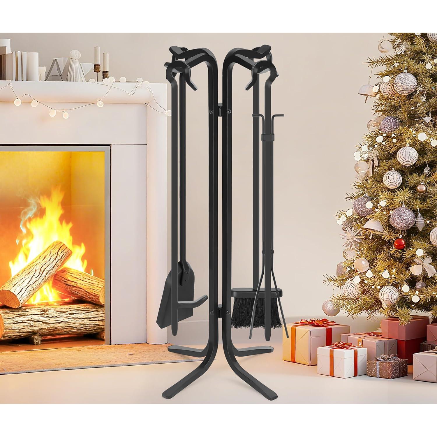 Juego de Herramientas para Chimenea FEED GARDEN 5 Piezas 71 cm