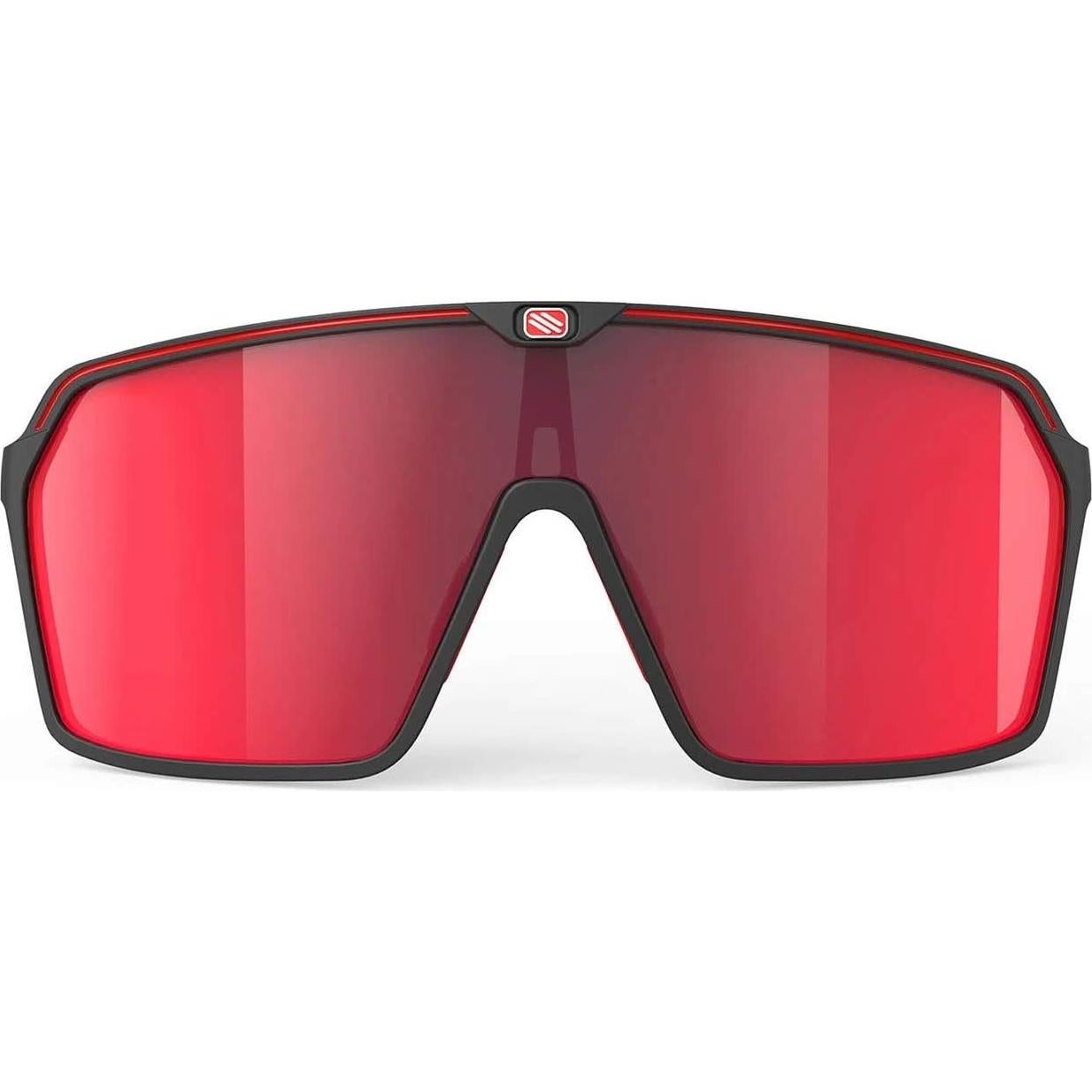 Gafas de sol Rudy Project Spinshield Negro Mate Lentes Rojas
