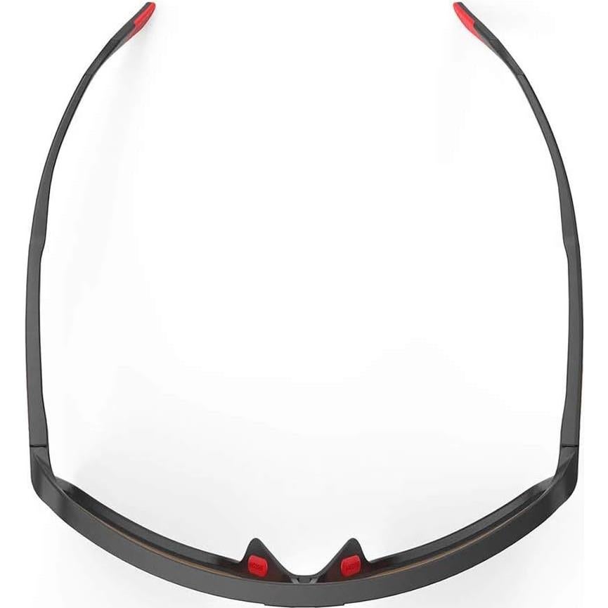 Gafas de sol Rudy Project Spinshield Negro Mate Lentes Rojas