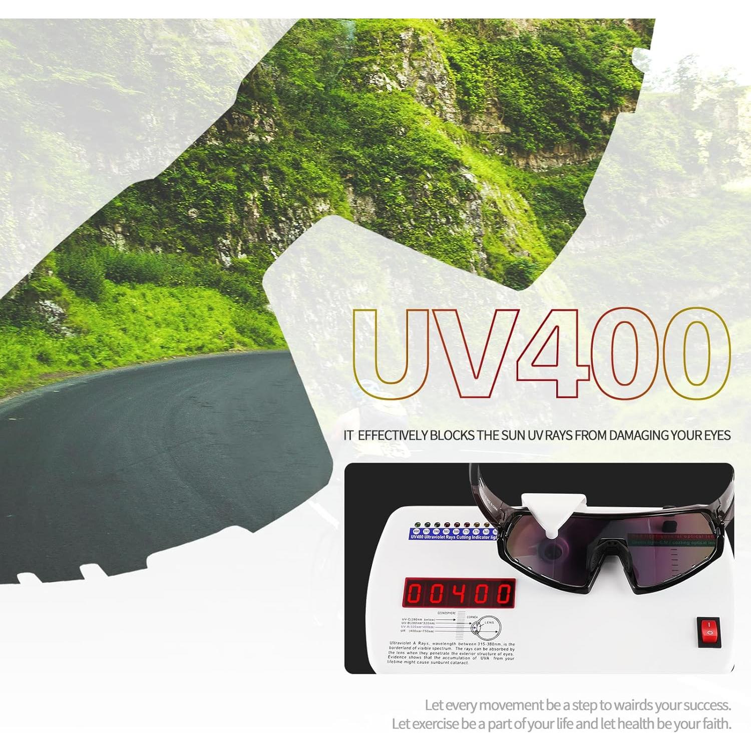 Gafas Deportivas OULAIQI UV400 para Ciclismo y Más
