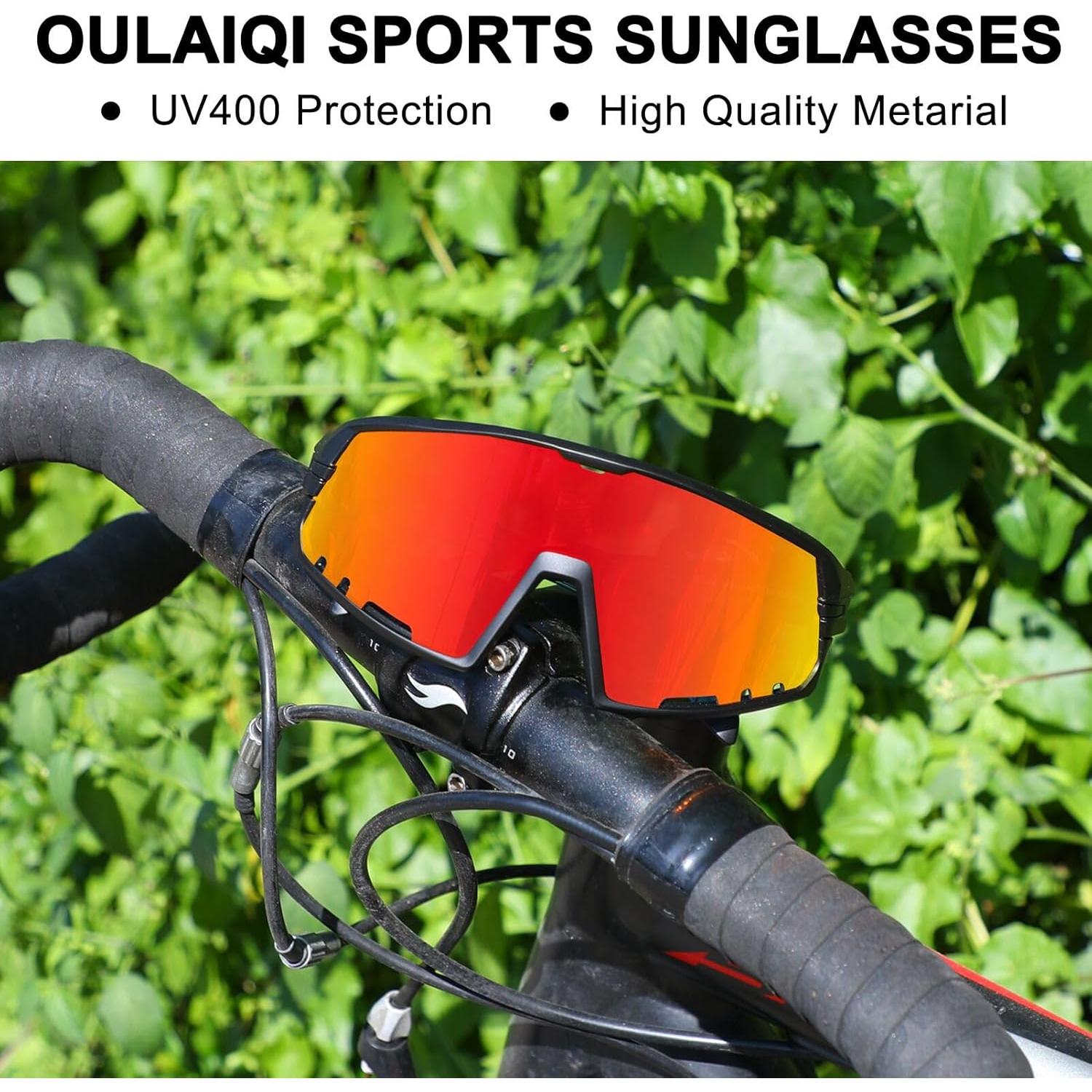 Gafas Deportivas OULAIQI UV400 para Ciclismo y Más