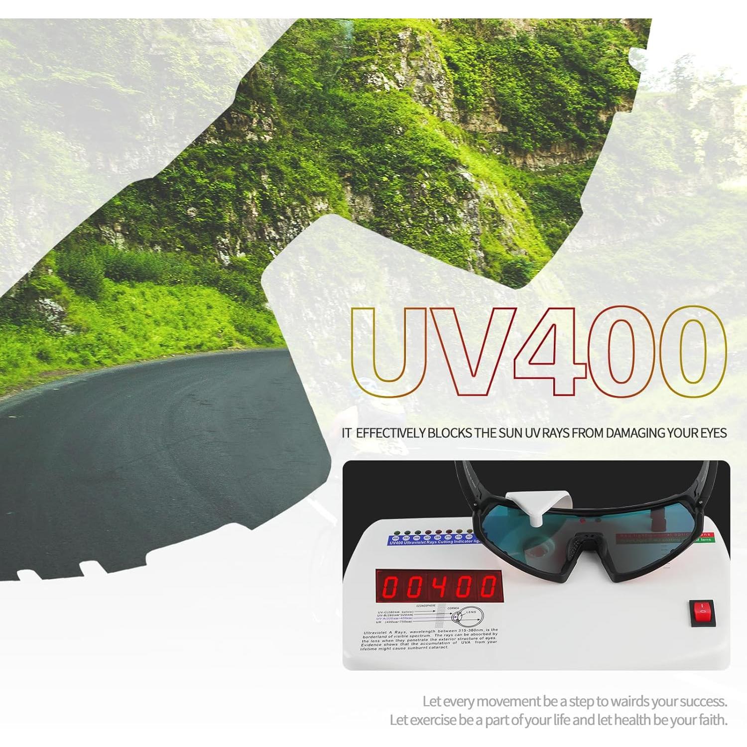 Gafas Deportivas OULAIQI UV400 para Ciclismo y Más