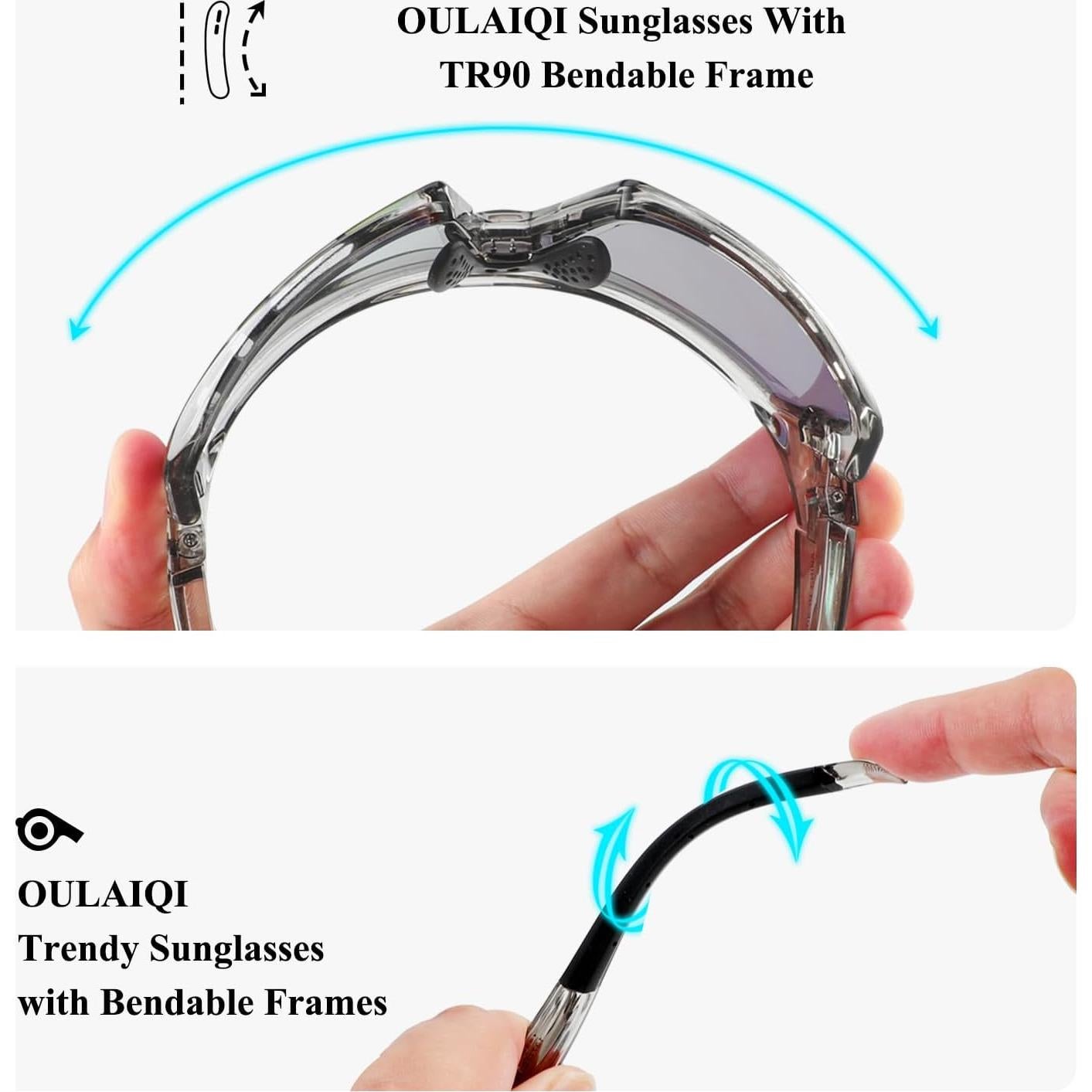 Gafas Deportivas OULAIQI UV400 para Ciclismo y Más