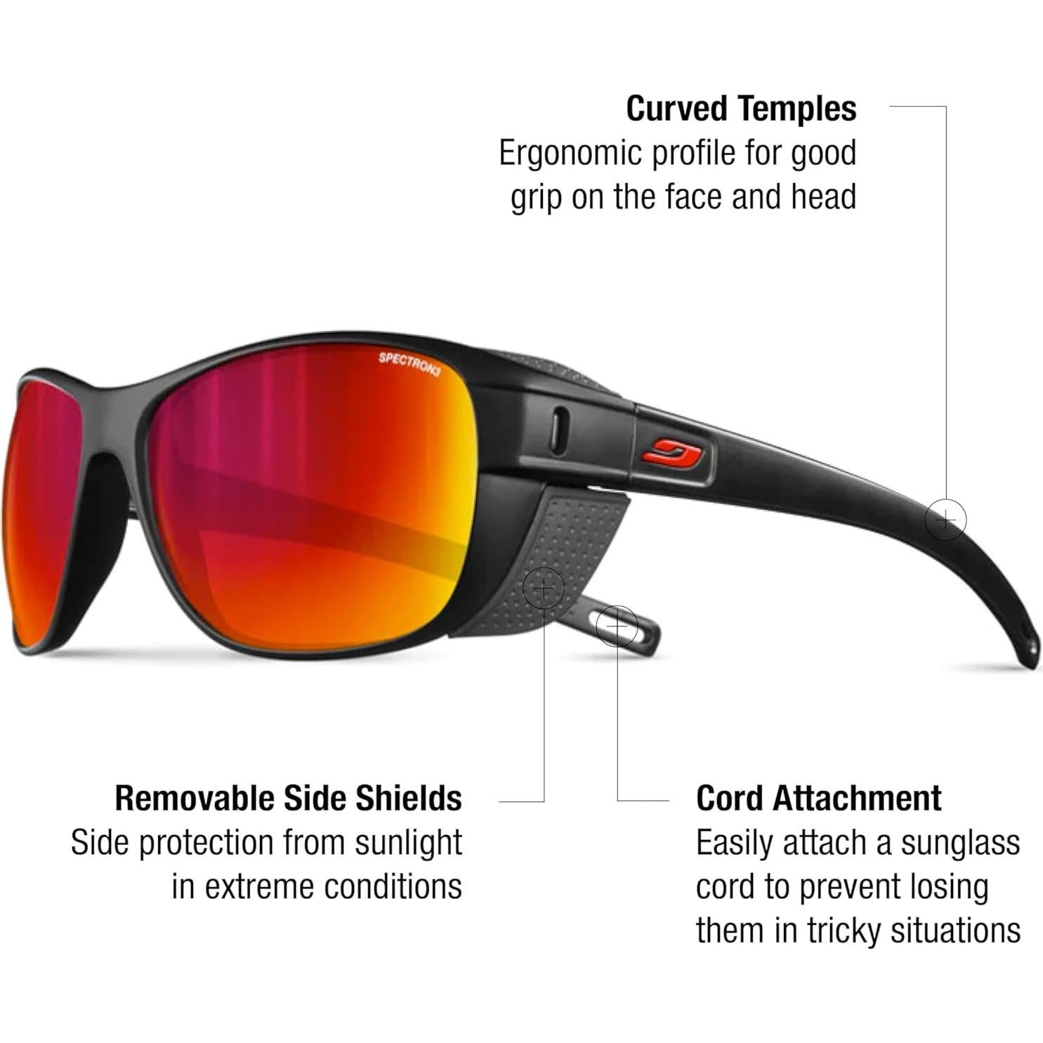Gafas de sol Julbo Camino Glacier unisex con protectores