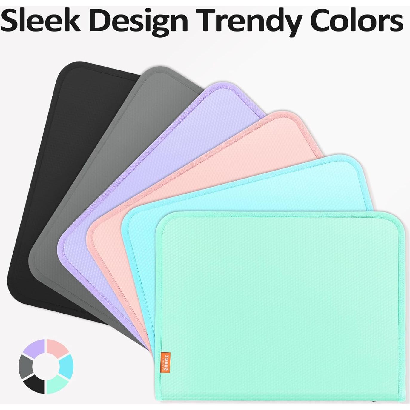 Carpeta Acordeón Sooetz Rosa 7 Bolsillos con Cierre