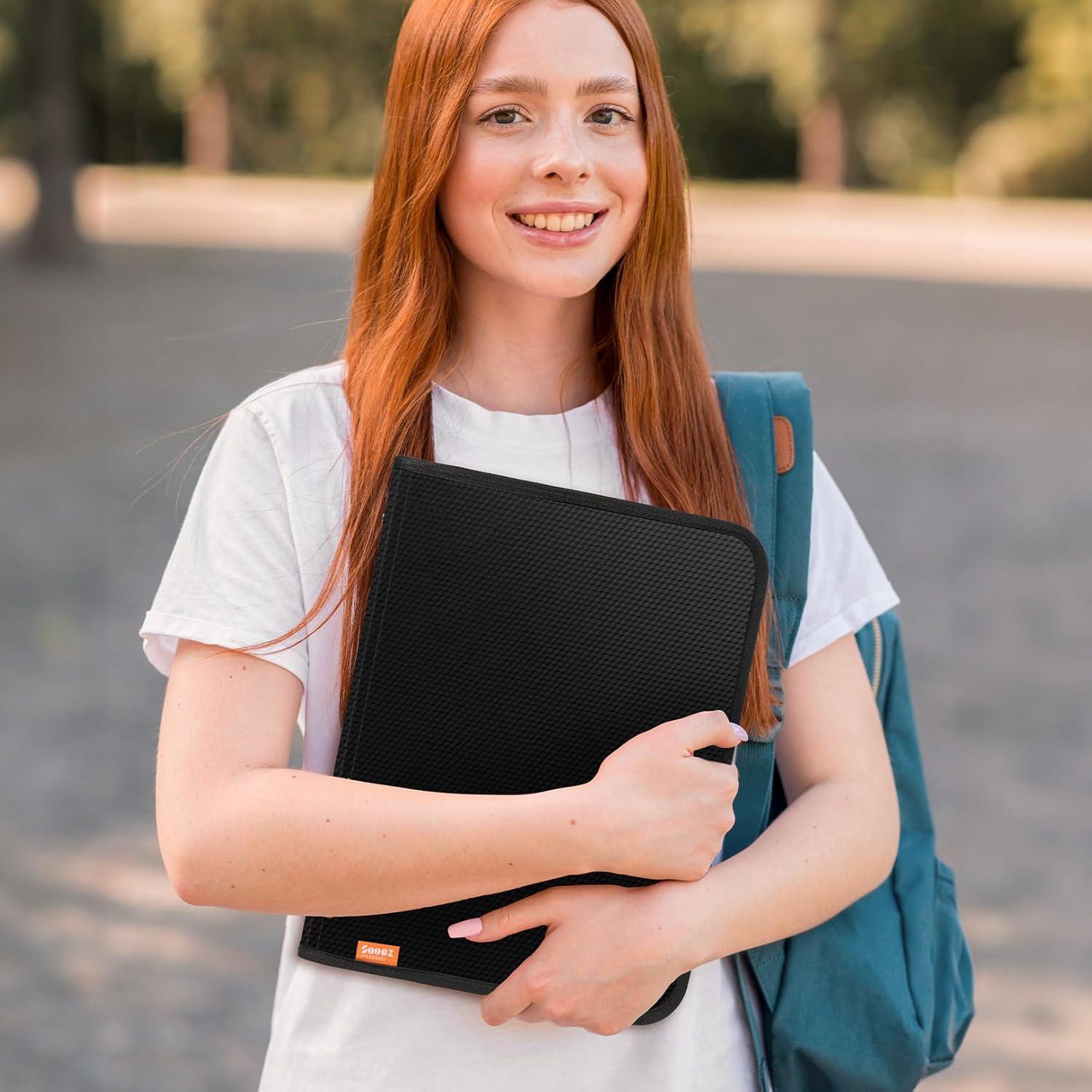 Carpeta Acordeón Sooetz Rosa 7 Bolsillos con Cierre
