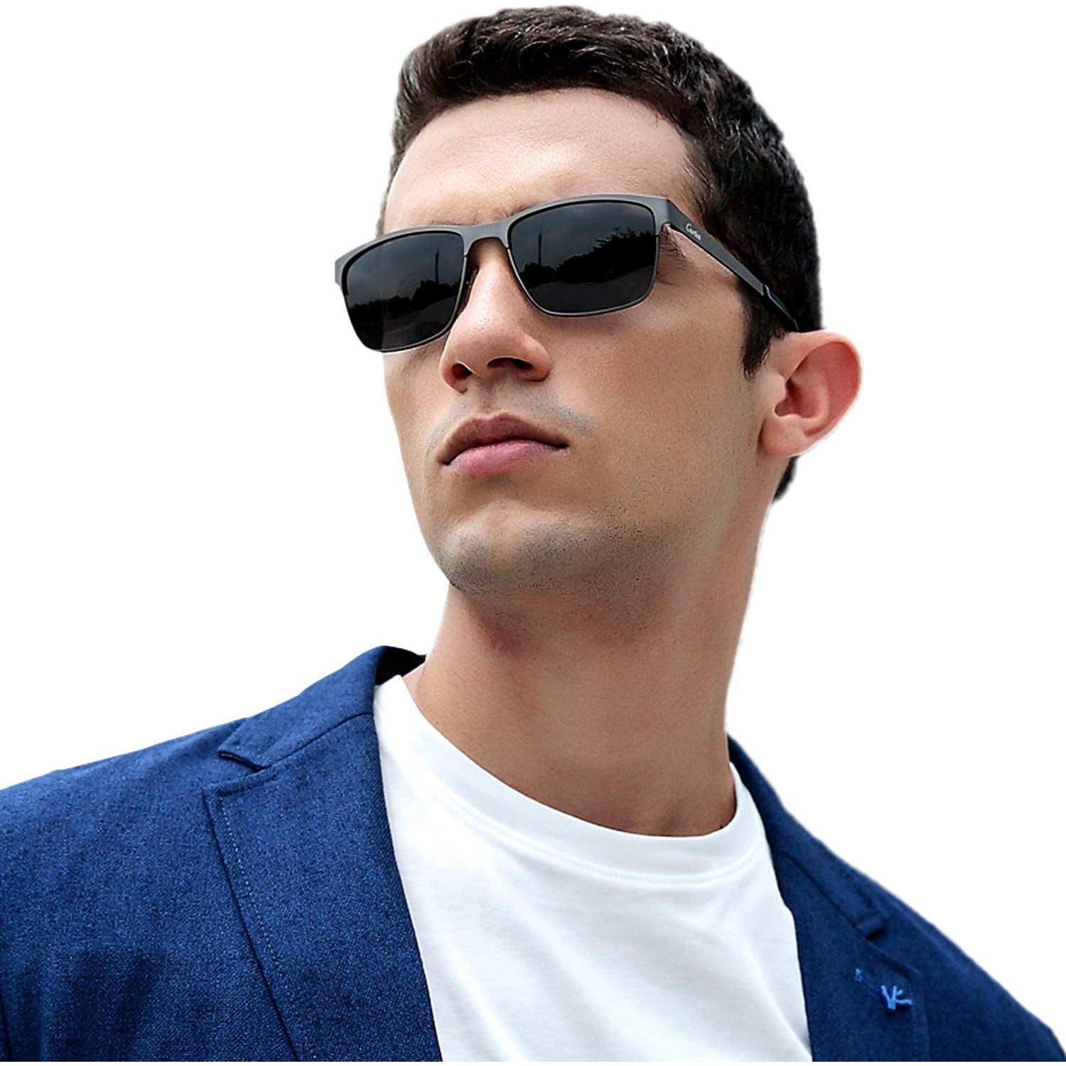 Gafas de sol CARFIA metálicas polarizadas UV400 para hombres