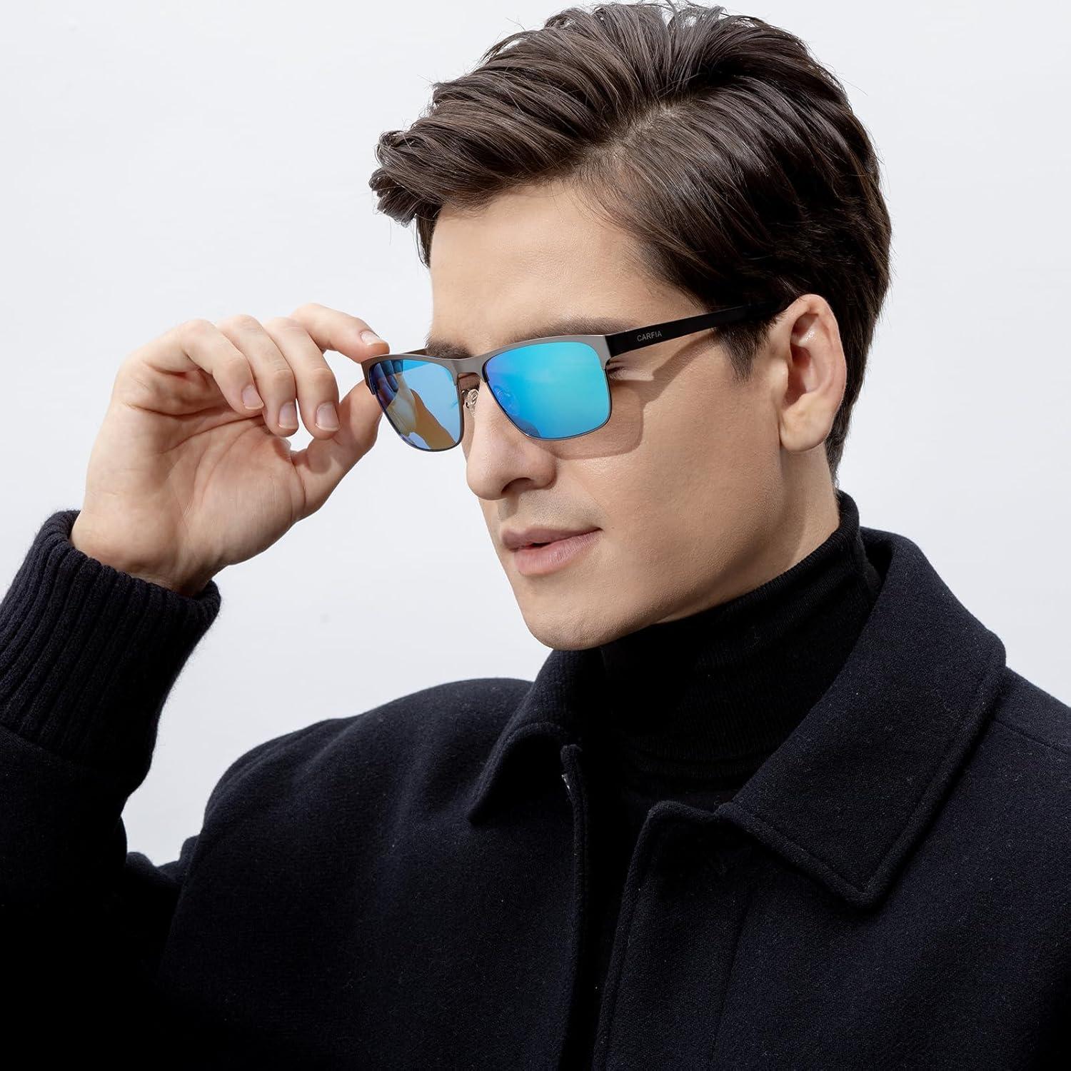 Gafas de sol CARFIA metal polarizadas UV400 para hombres