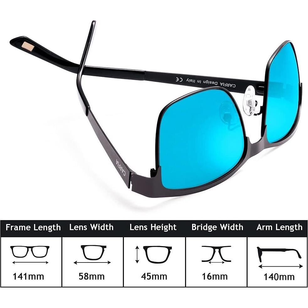 Gafas de sol CARFIA metal polarizadas UV400 para hombres