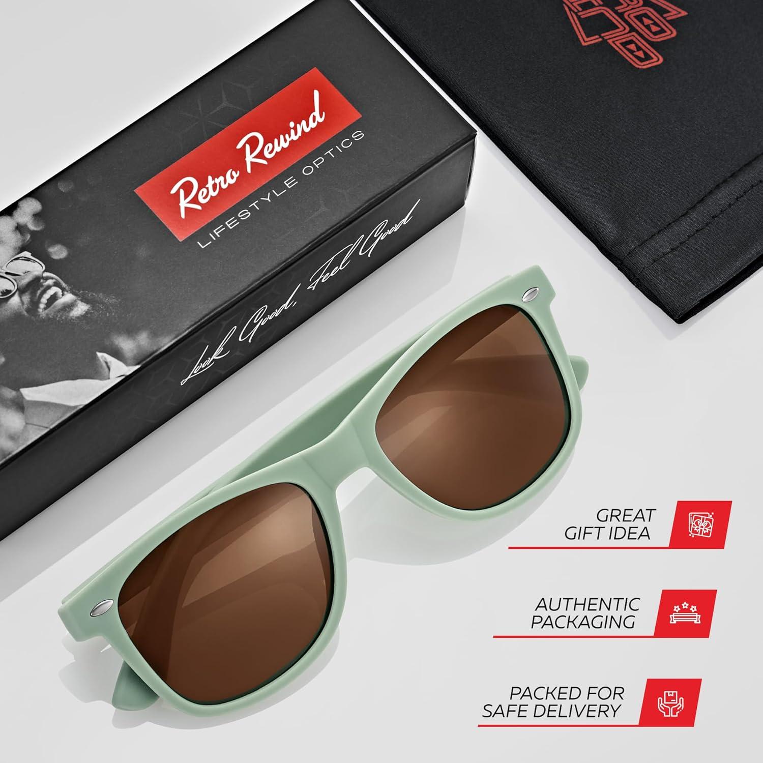 Gafas de sol polarizadas Retro Rewind unisex UV400