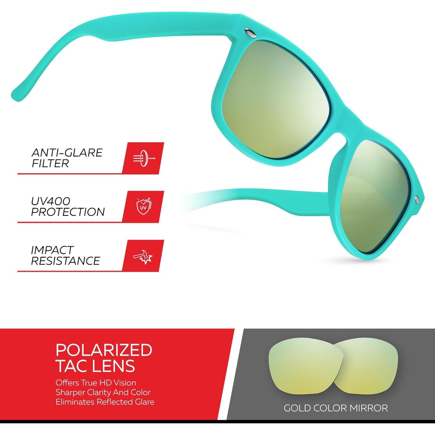 Gafas de sol polarizadas Retro Rewind unisex UV400