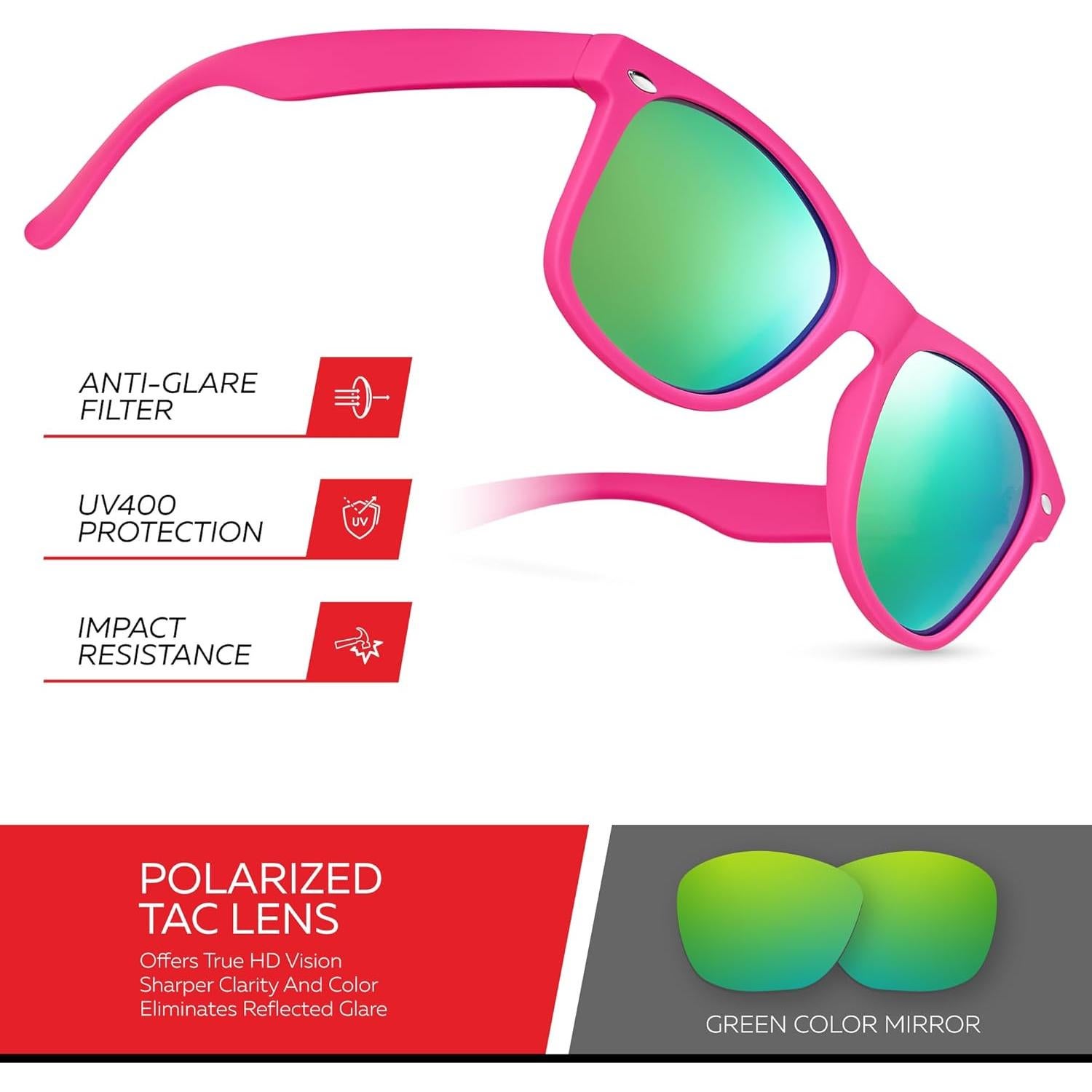 Gafas de sol polarizadas Retro Rewind UV400 unisex