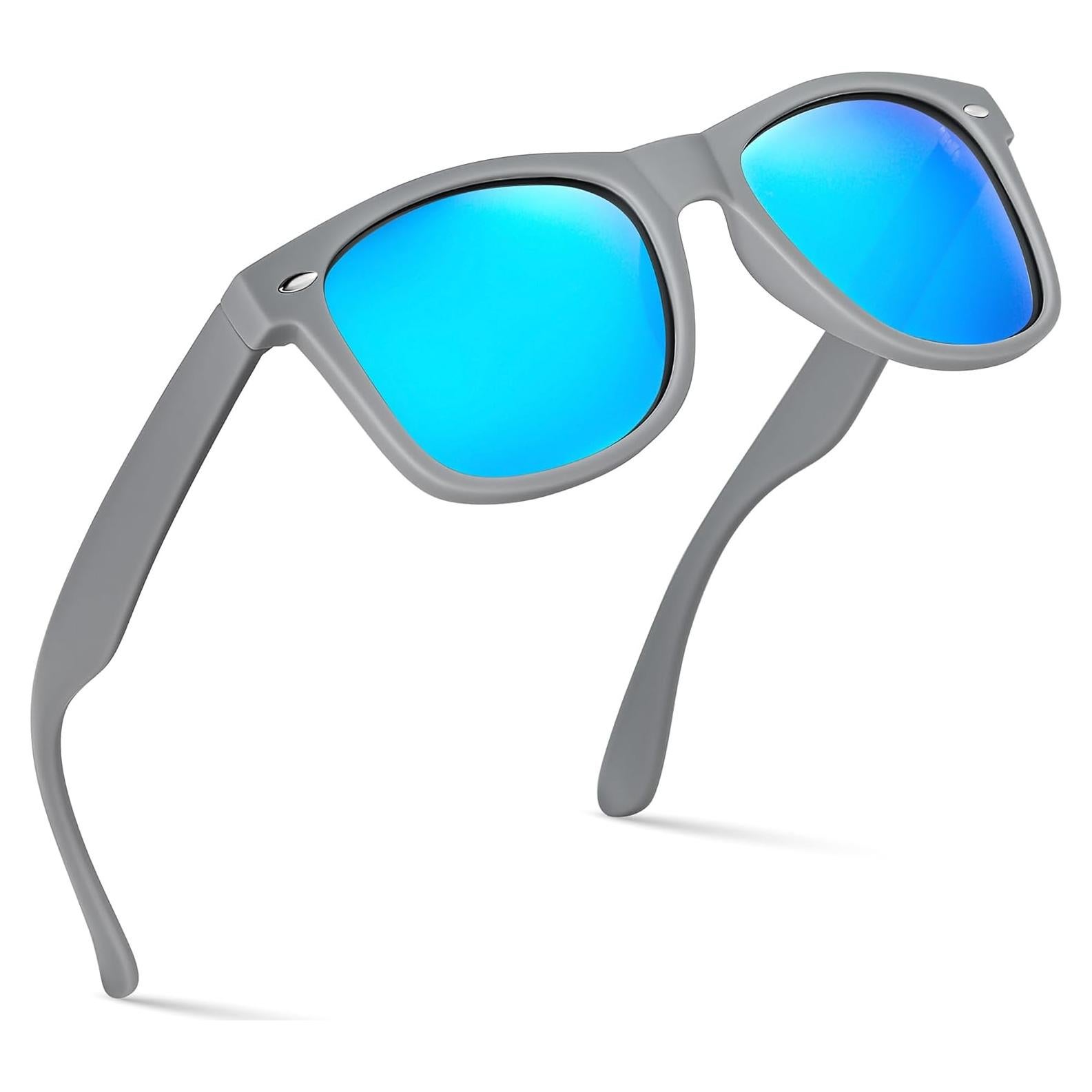 Gafas de sol polarizadas Retro Rewind UV400 - Gris mate