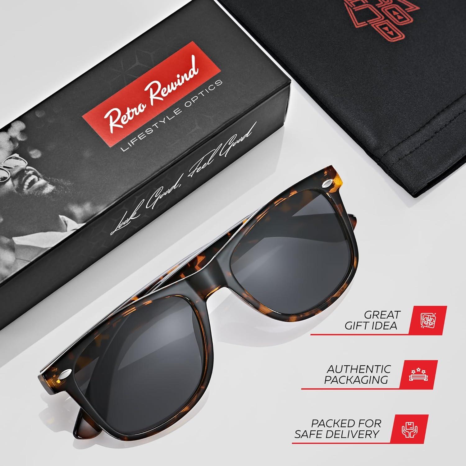 Gafas de sol polarizadas Retro Rewind unisex UV400
