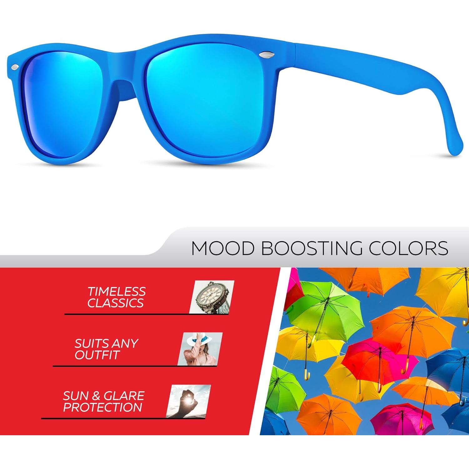 Gafas de sol polarizadas Retro Rewind UV400 Unisex