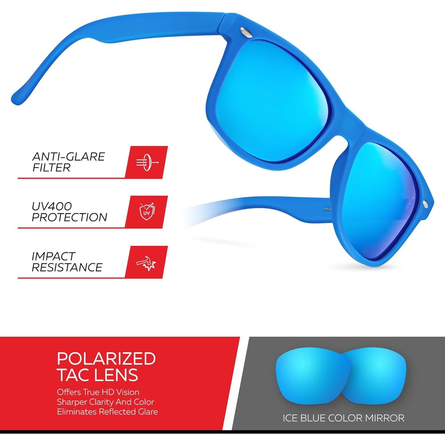 Gafas de sol polarizadas Retro Rewind UV400 Unisex