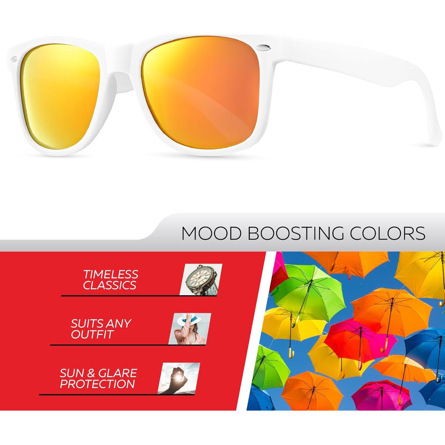 Gafas de sol polarizadas Retro Rewind UV400 unisex