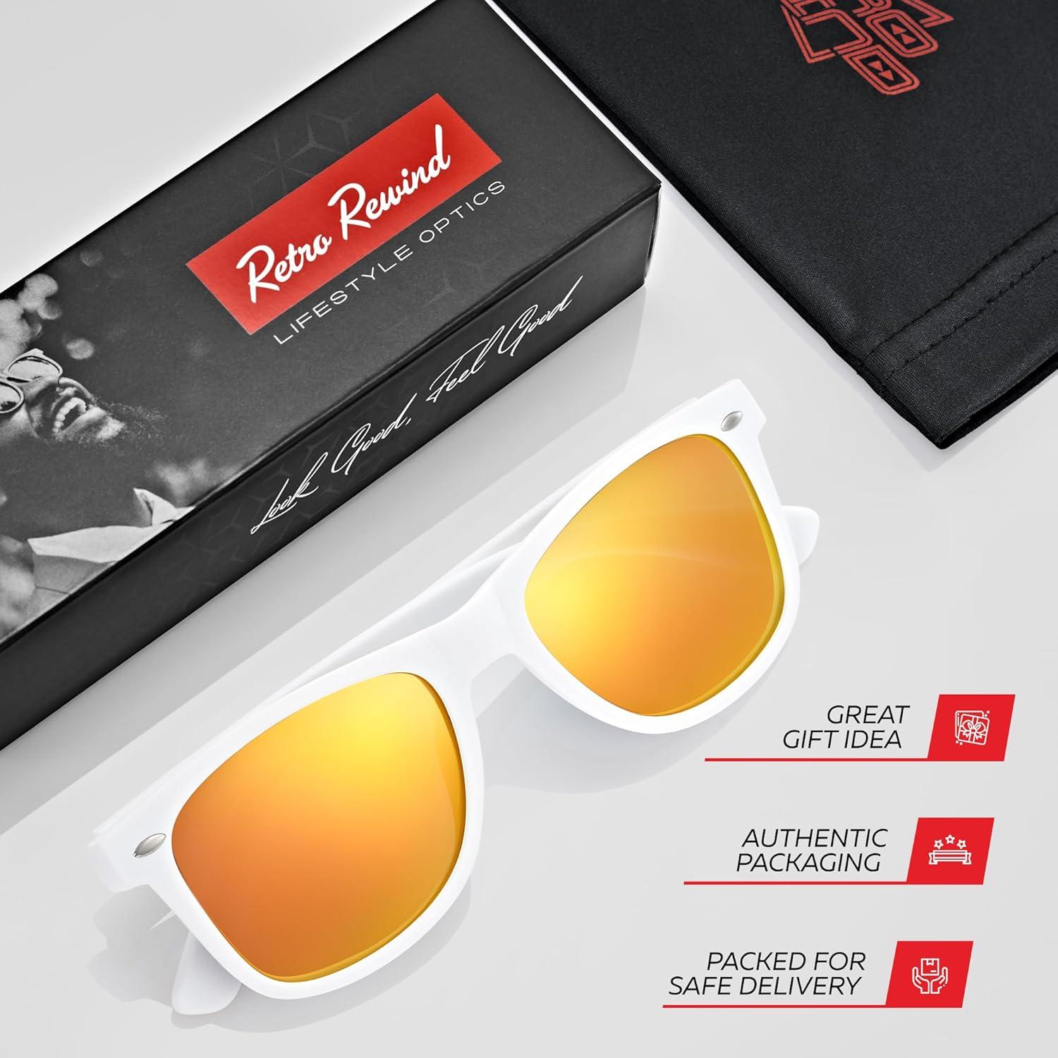Gafas de sol polarizadas Retro Rewind UV400 unisex