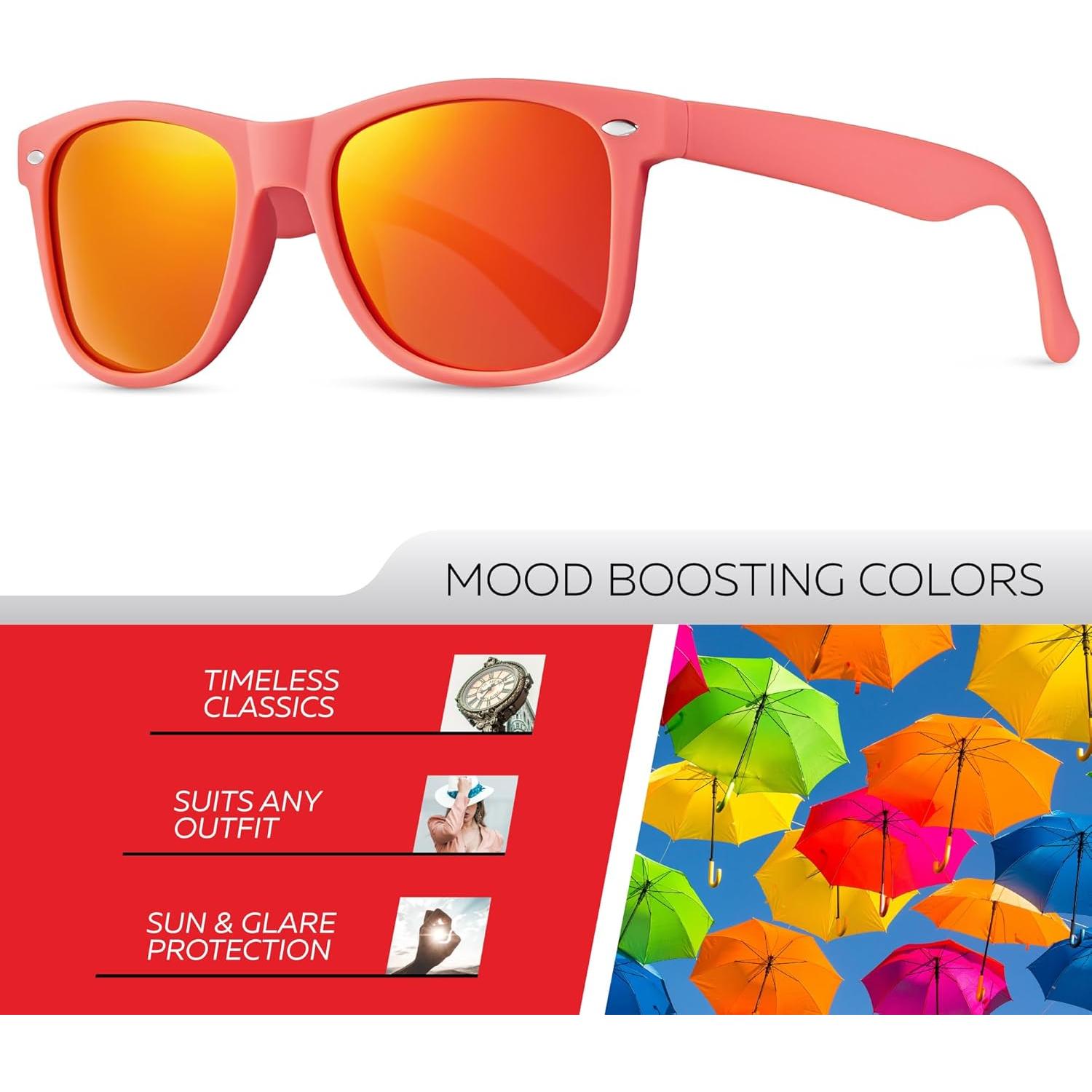 Gafas de sol polarizadas Retro Rewind unisex UV400