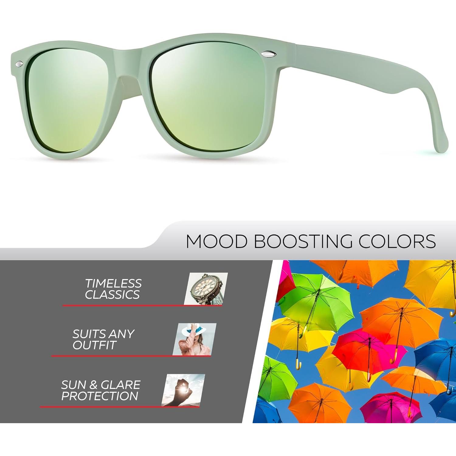 Gafas de sol polarizadas Retro Rewind unisex UV400