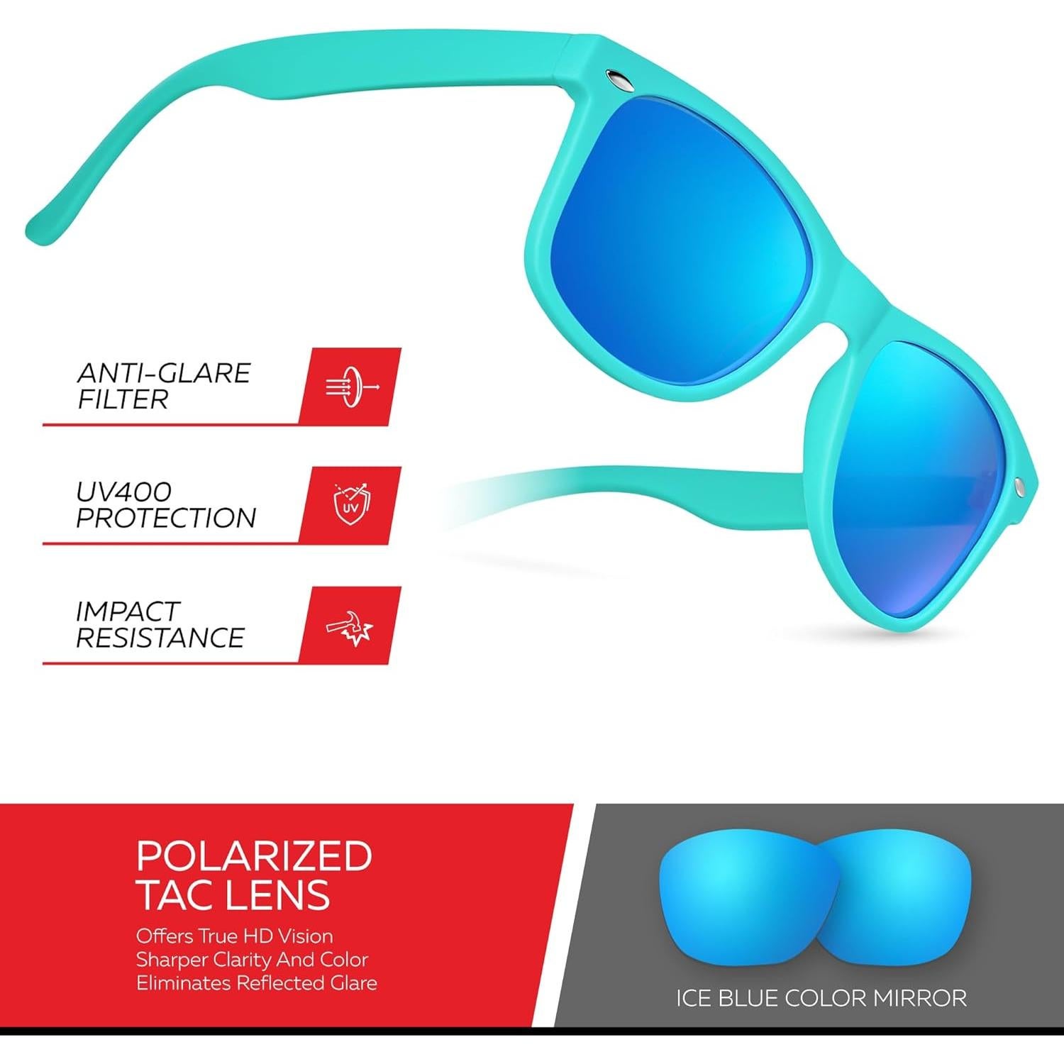 Gafas de sol polarizadas Retro Rewind unisex UV400