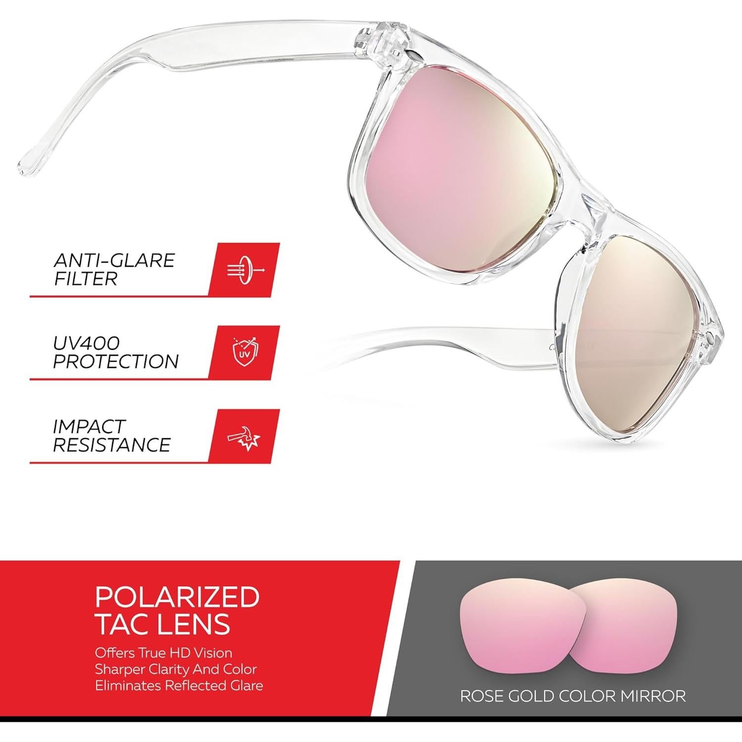 Gafas de sol polarizadas Retro Rewind unisex UV400