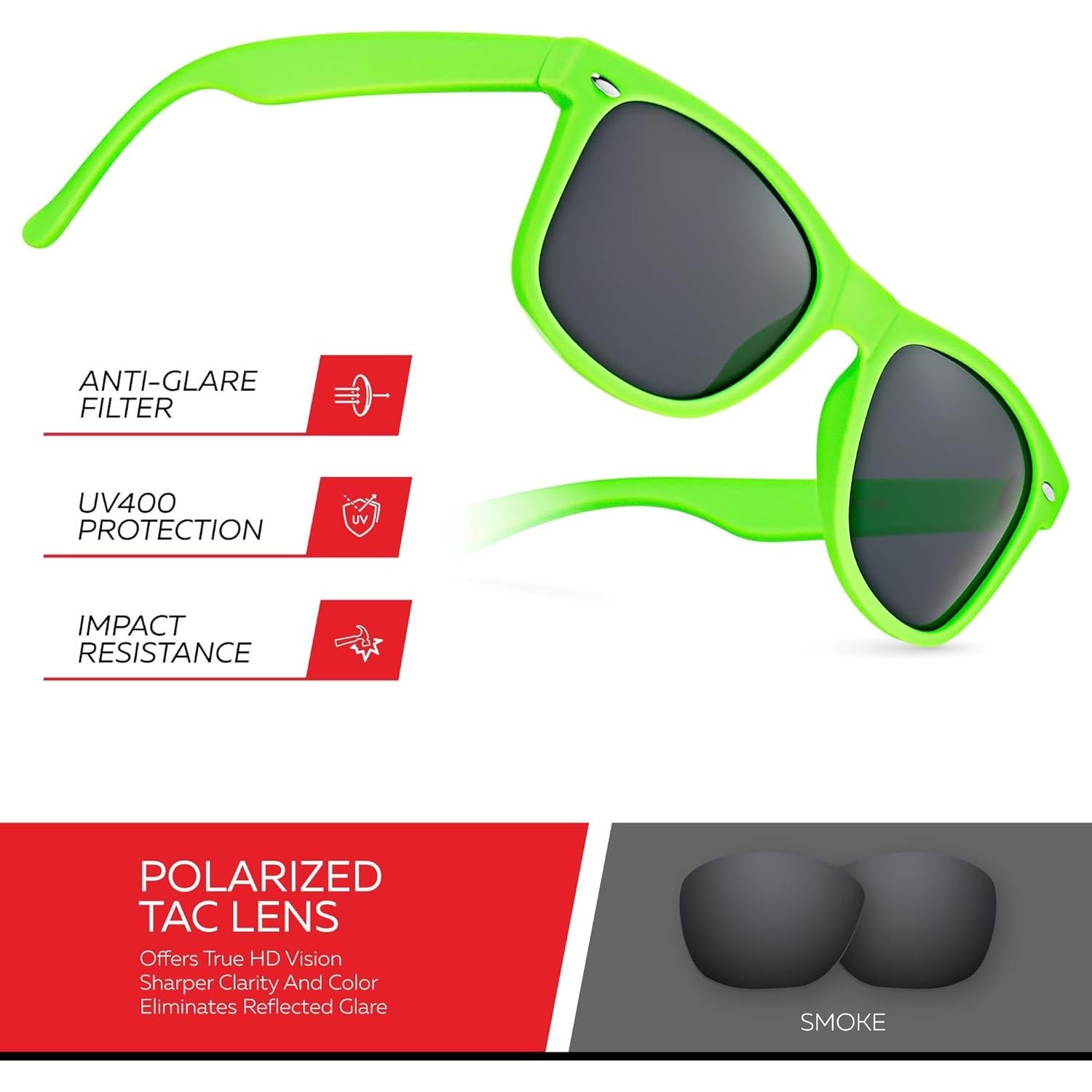 Gafas de sol polarizadas Retro Rewind UV400 Unisex