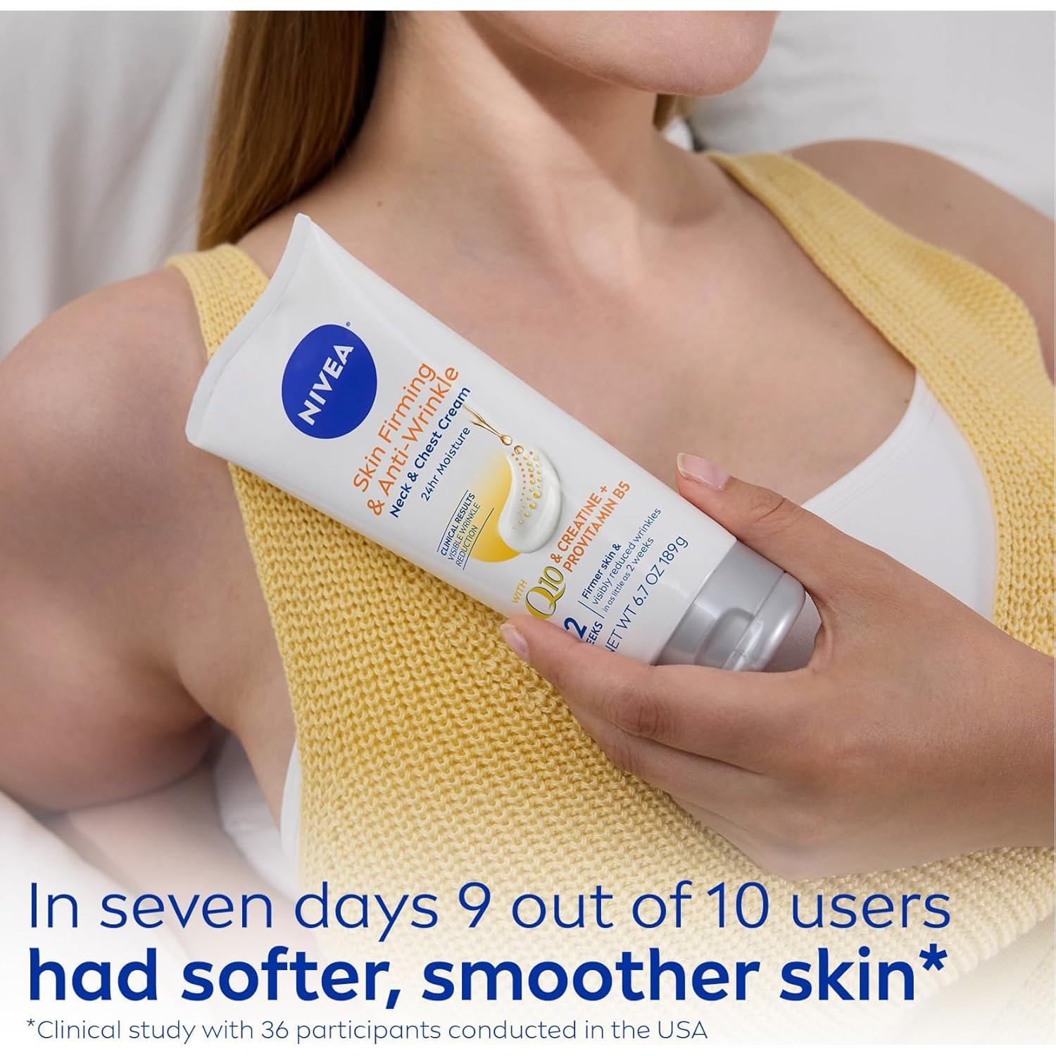 Crema reafirmante NIVEA para cuello y pecho 190 g Q10