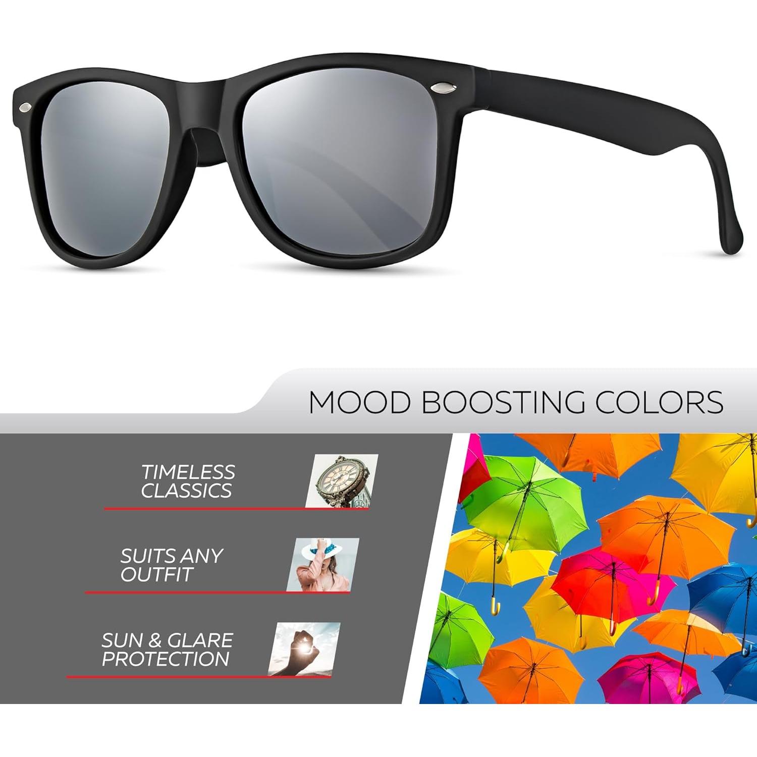 Gafas de sol polarizadas Retro Rewind unisex UV400