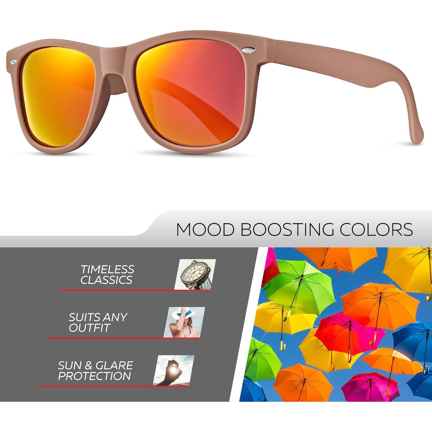 Gafas de sol polarizadas Retro Rewind UV400 unisex