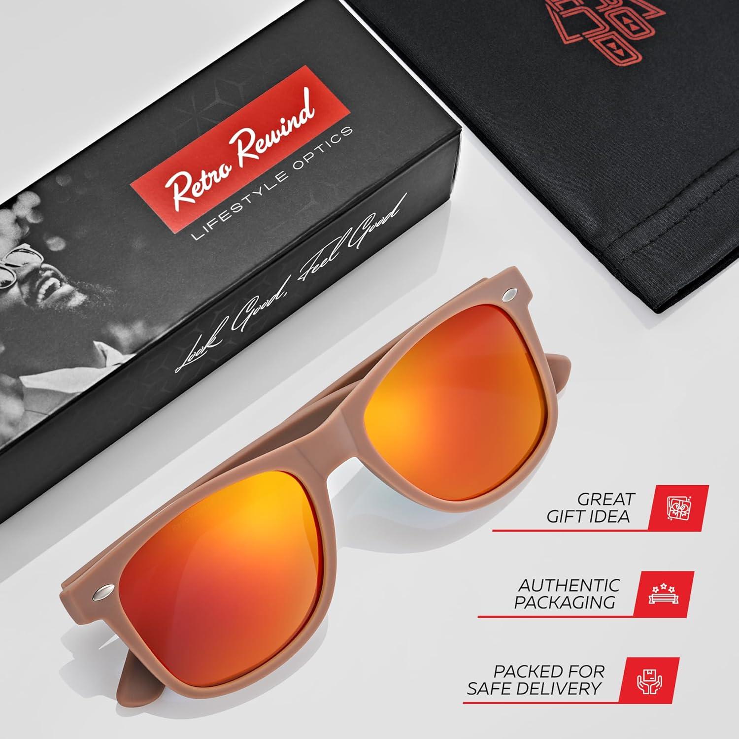 Gafas de sol polarizadas Retro Rewind UV400 unisex