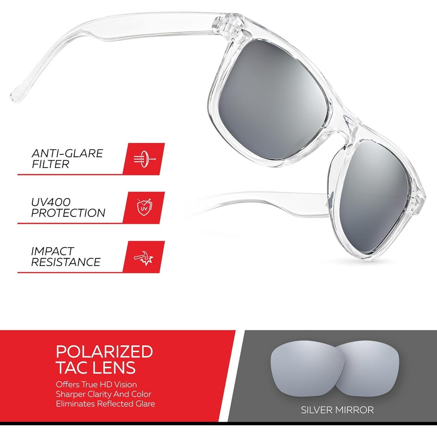 Gafas de sol polarizadas Retro Rewind unisex - UV400