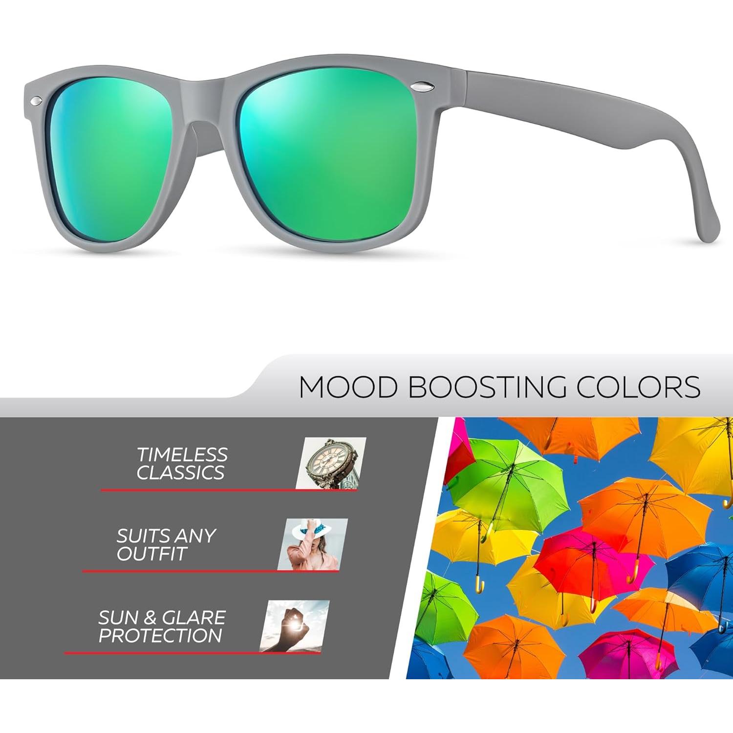 Gafas de sol polarizadas Retro Rewind unisex UV400