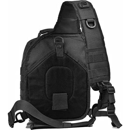 Mochila Táctica Sling REEBOW GEAR Rover 30x24x15cm Negra