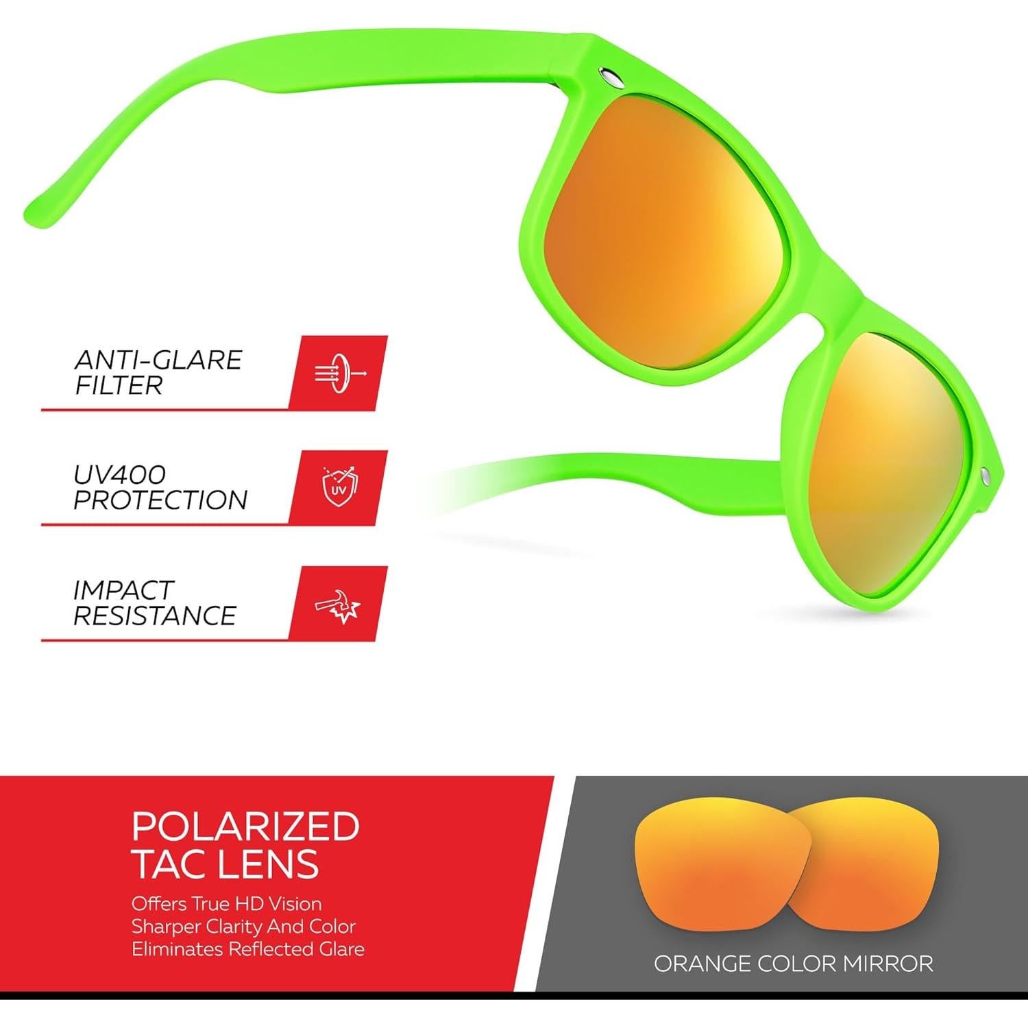 Gafas de sol polarizadas Retro Rewind unisex UV400