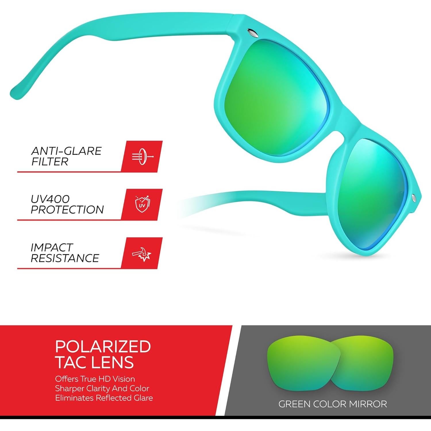 Gafas de sol polarizadas Retro Rewind unisex UV400