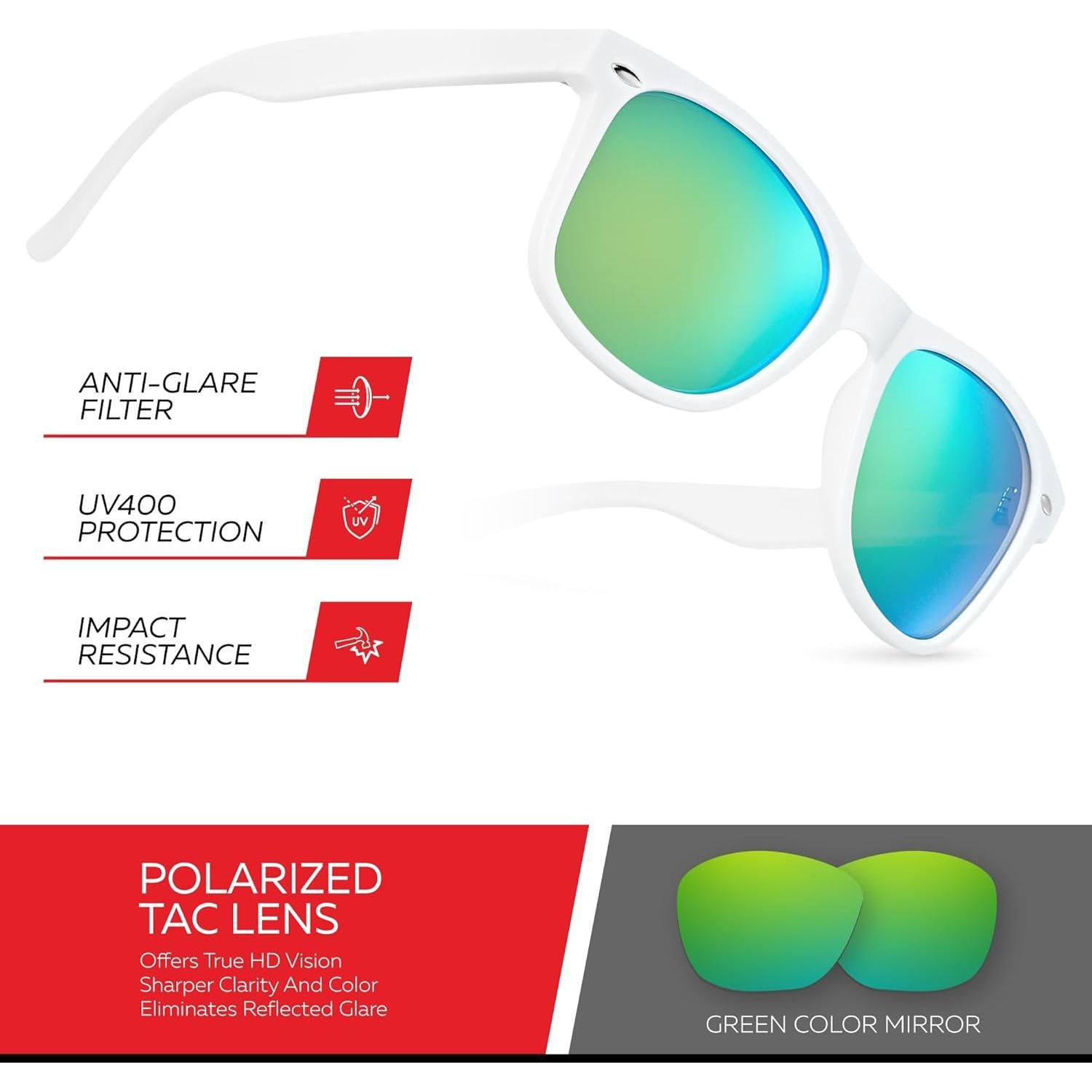 Gafas de sol polarizadas Retro Rewind unisex UV400