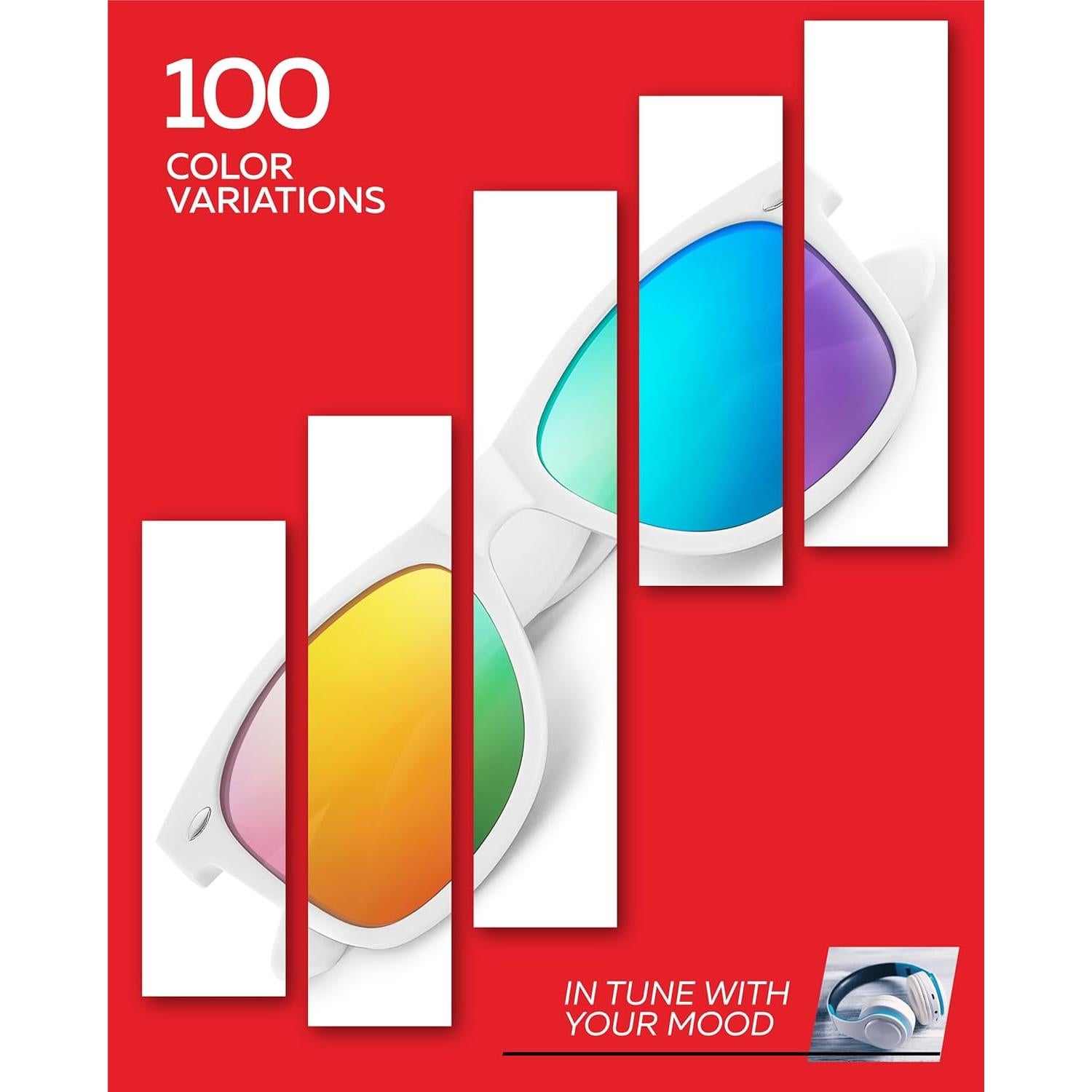 Gafas de sol polarizadas Retro Rewind unisex UV400