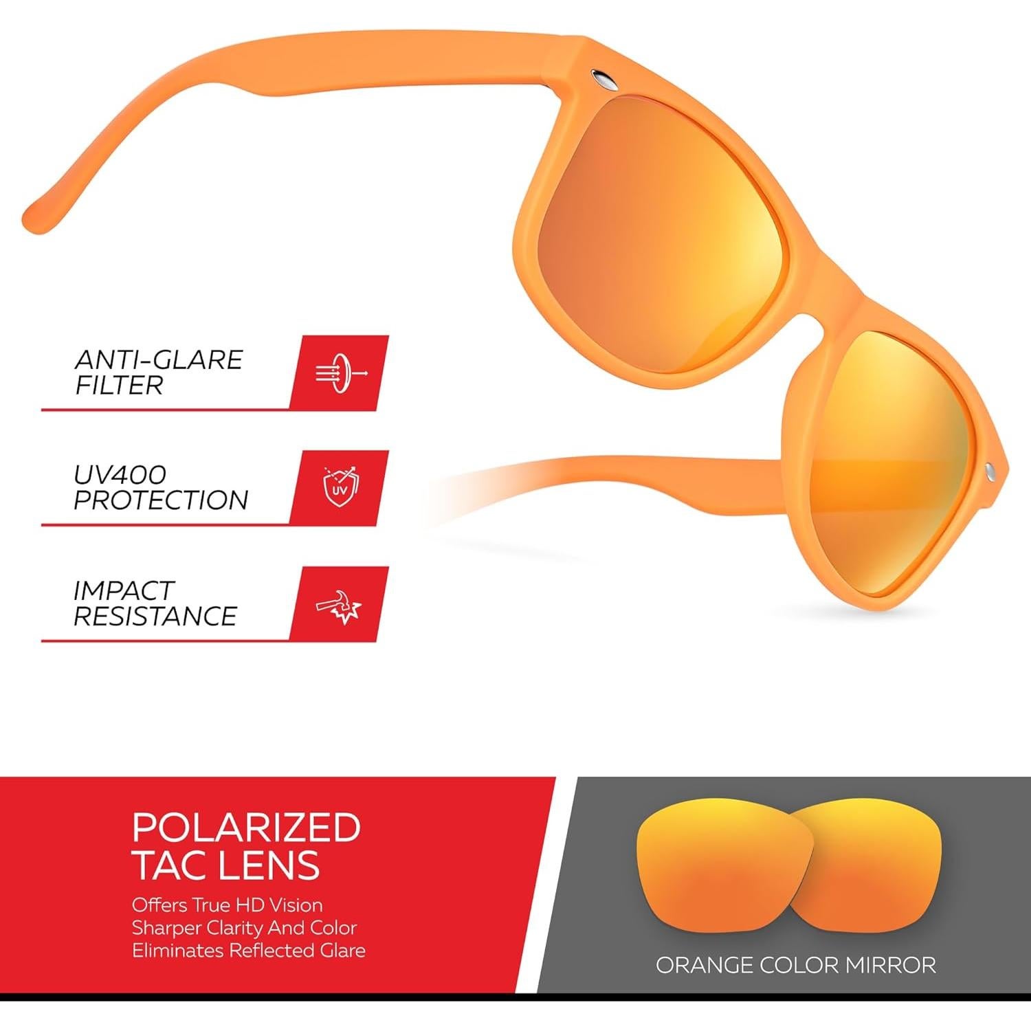 Gafas de sol polarizadas Retro Rewind unisex UV400