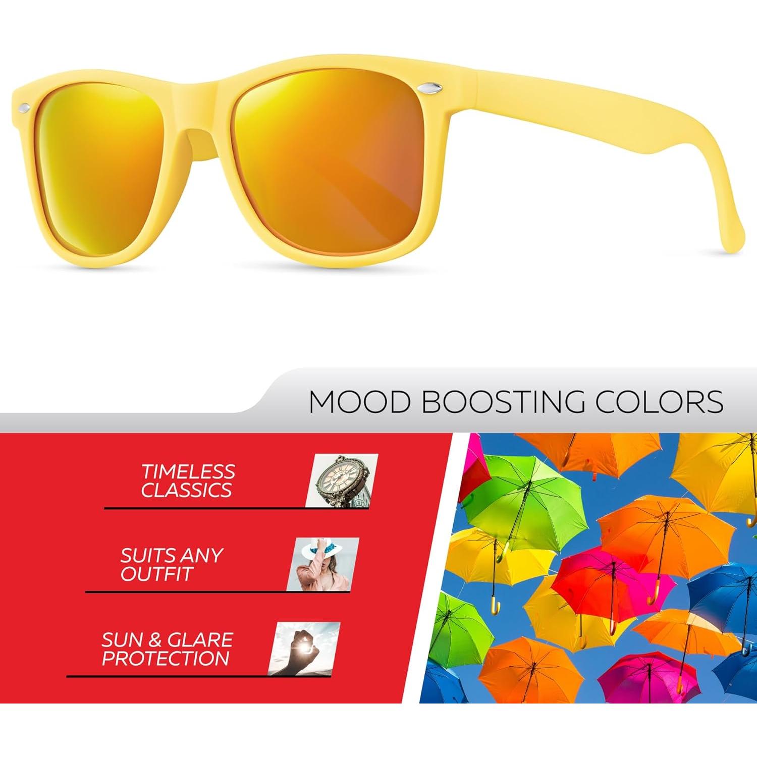 Gafas de sol polarizadas Retro Rewind unisex UV400