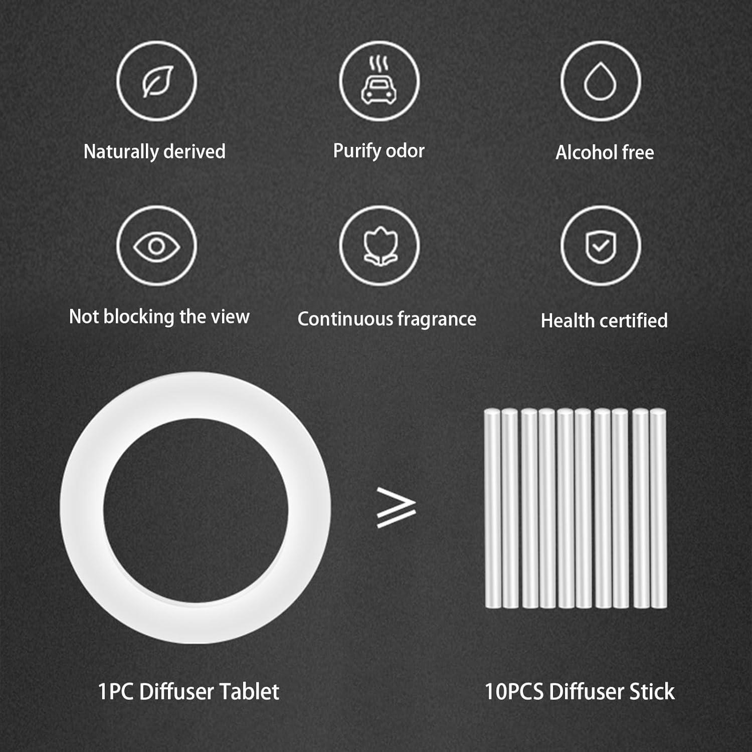 Ambientador de Coche Solar GCZCC Helicóptero con 6 Tablet