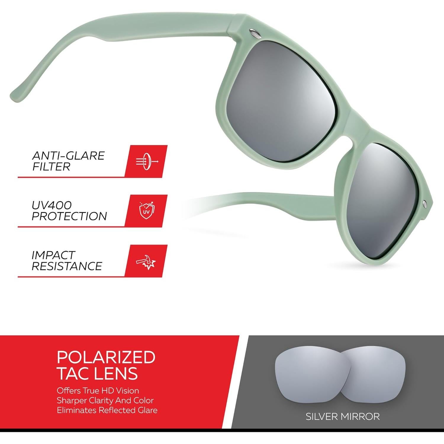 Gafas de sol polarizadas Retro Rewind unisex UV400