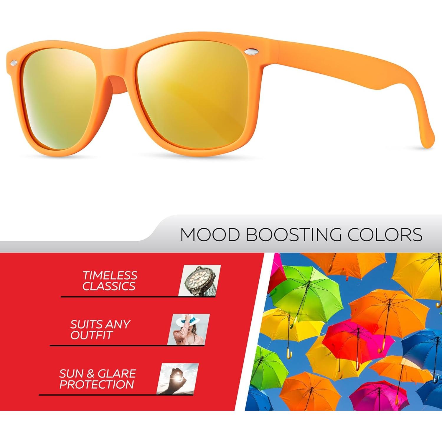 Gafas de sol polarizadas Retro Rewind unisex UV400