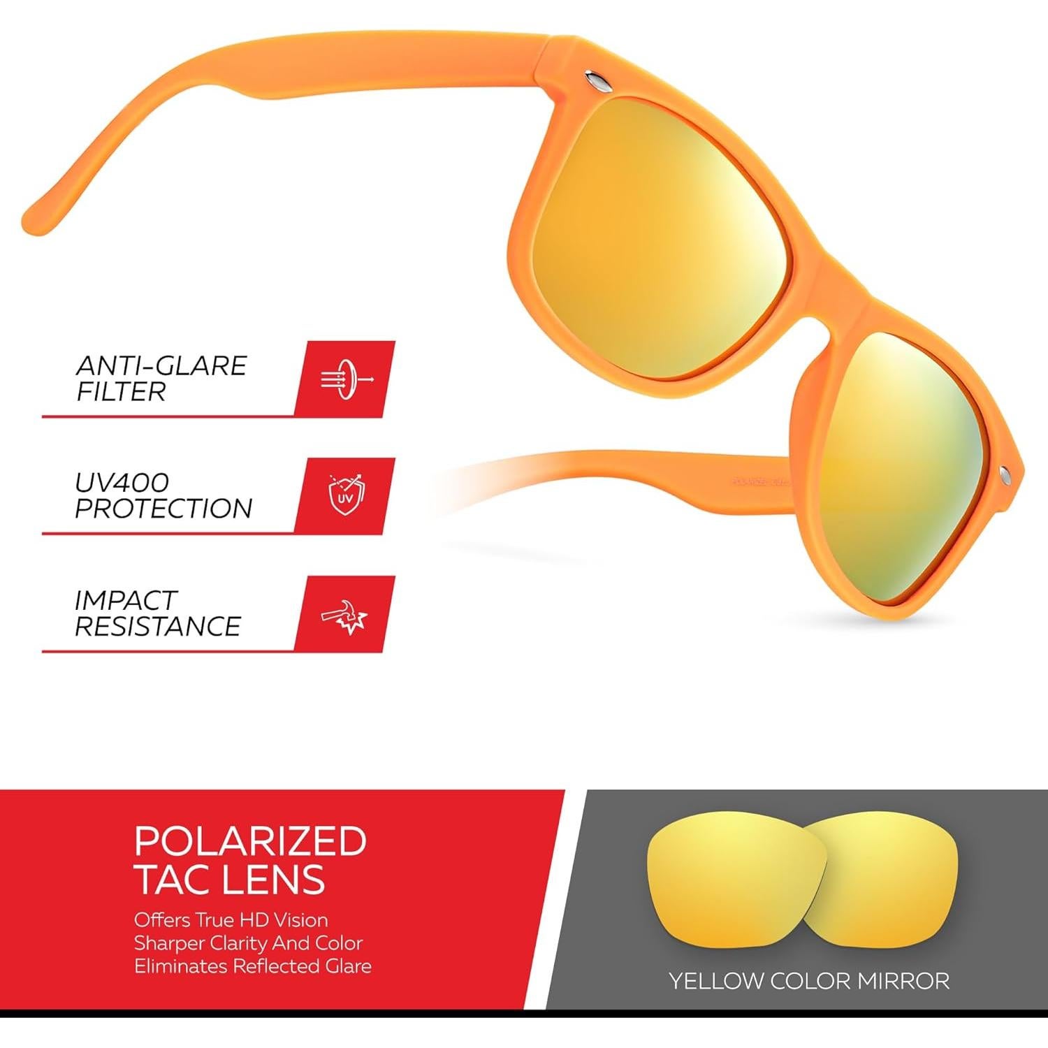 Gafas de sol polarizadas Retro Rewind unisex UV400