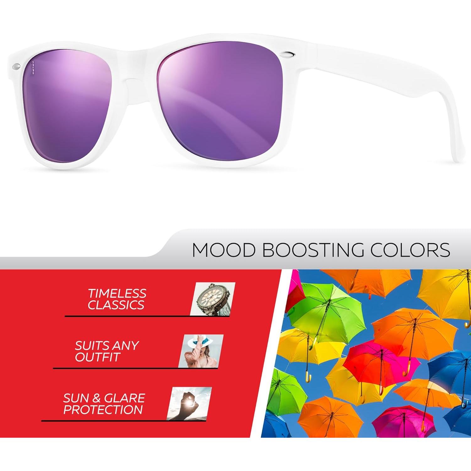 Gafas de sol polarizadas Retro Rewind unisex UV400